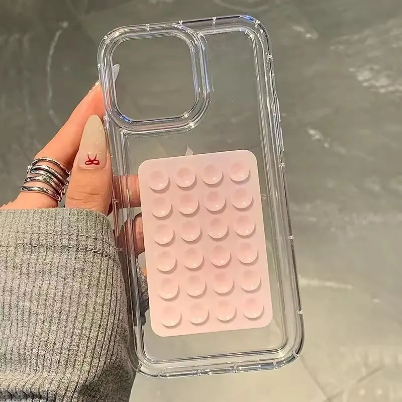 Transparent Suction Cup iPhone Case
