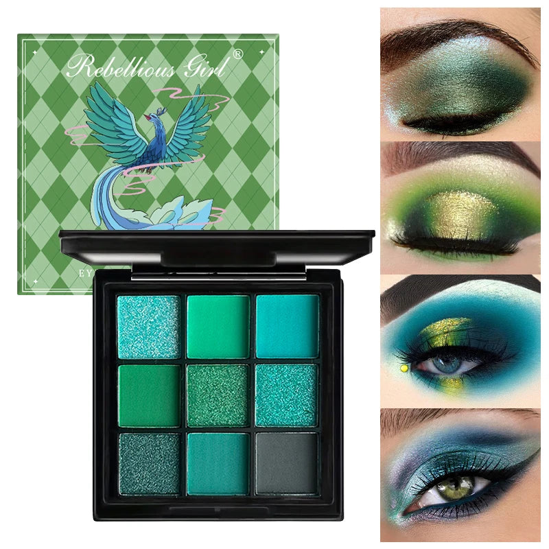 Rebellious Girl Matte Shimmer Eyeshadow Palette