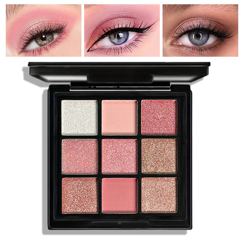 Rebellious Girl Matte Shimmer Eyeshadow Palette