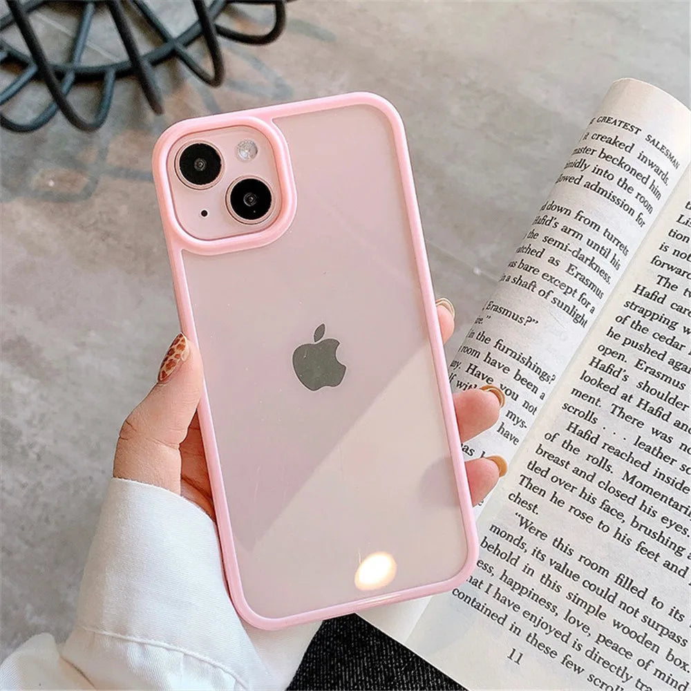 Transparent Silicone Bumper iPhone Case