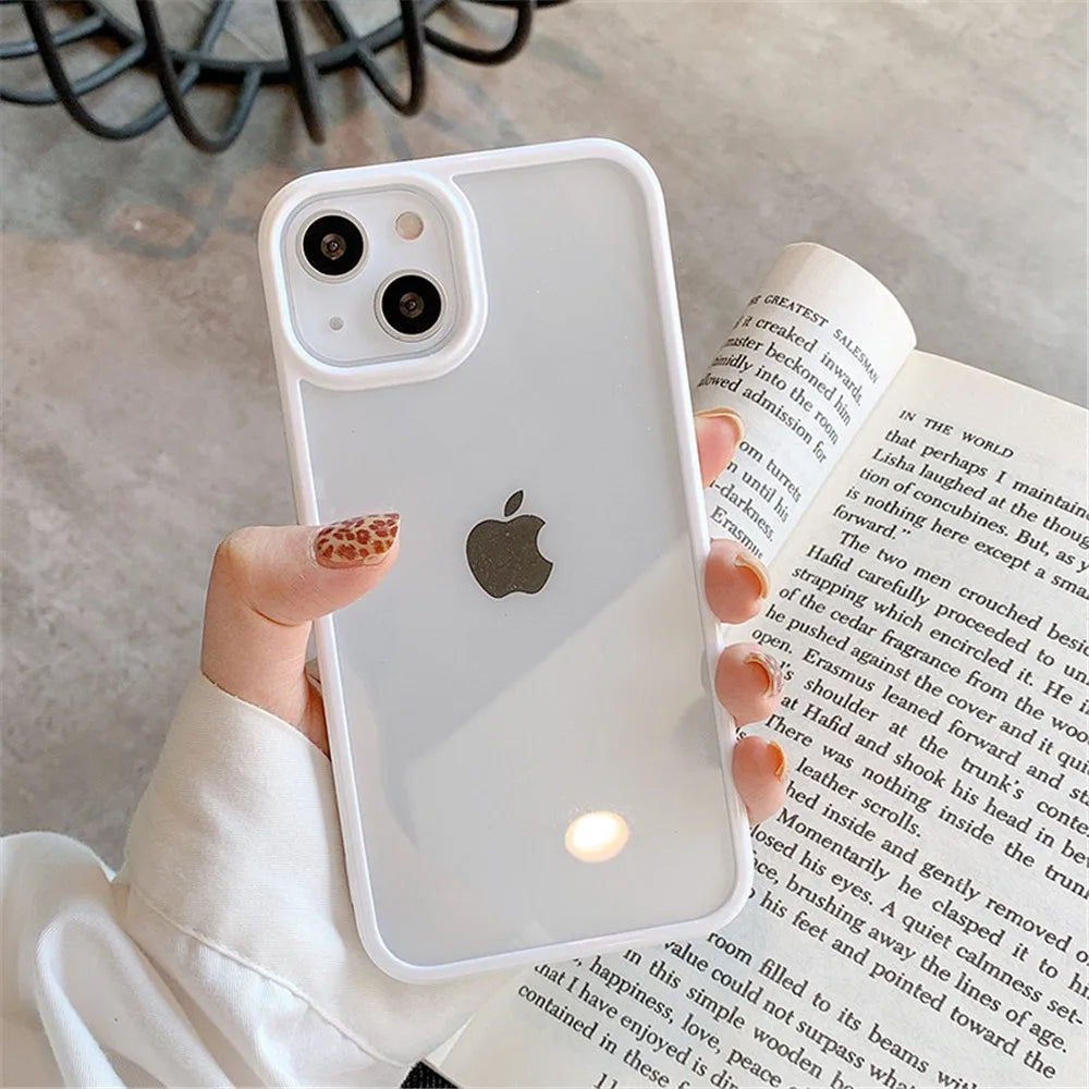 Transparent Silicone Bumper iPhone Case