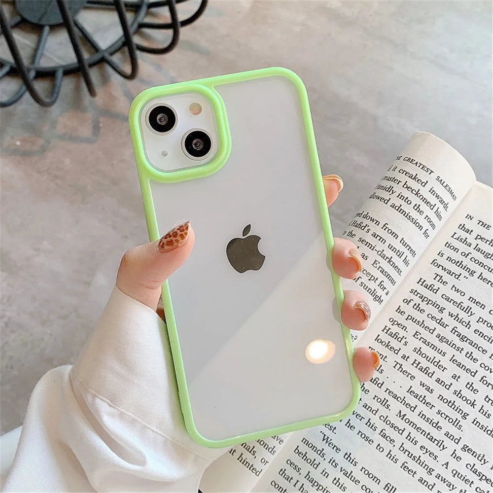 Transparent Silicone Bumper iPhone Case