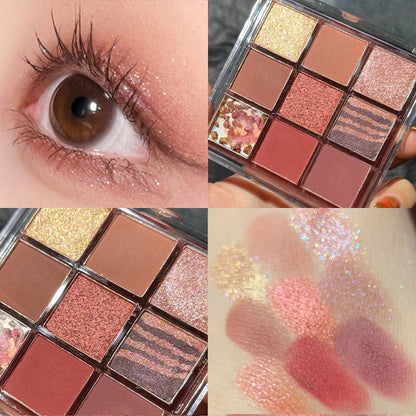 DIKALU  Coco Venus Matte Shimmer Eyeshadow Palette