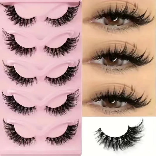 Cat Eye Strip Lashes 5 Pairs