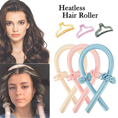 Heatless Curling Rod and Claw Clip