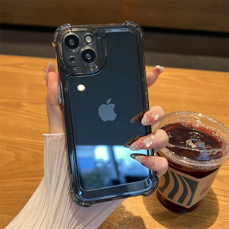 Transparent Soft Bumper iPhone Case