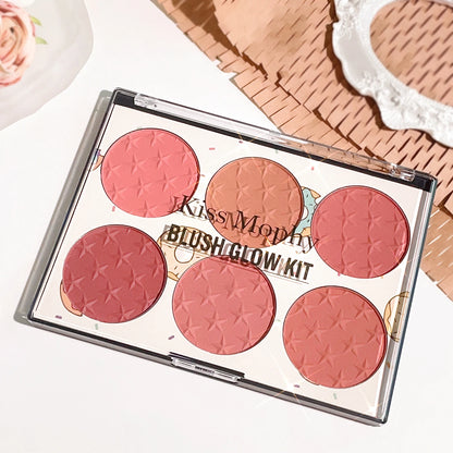 Kiss Mophy Blush Glow Kit Matte Palette