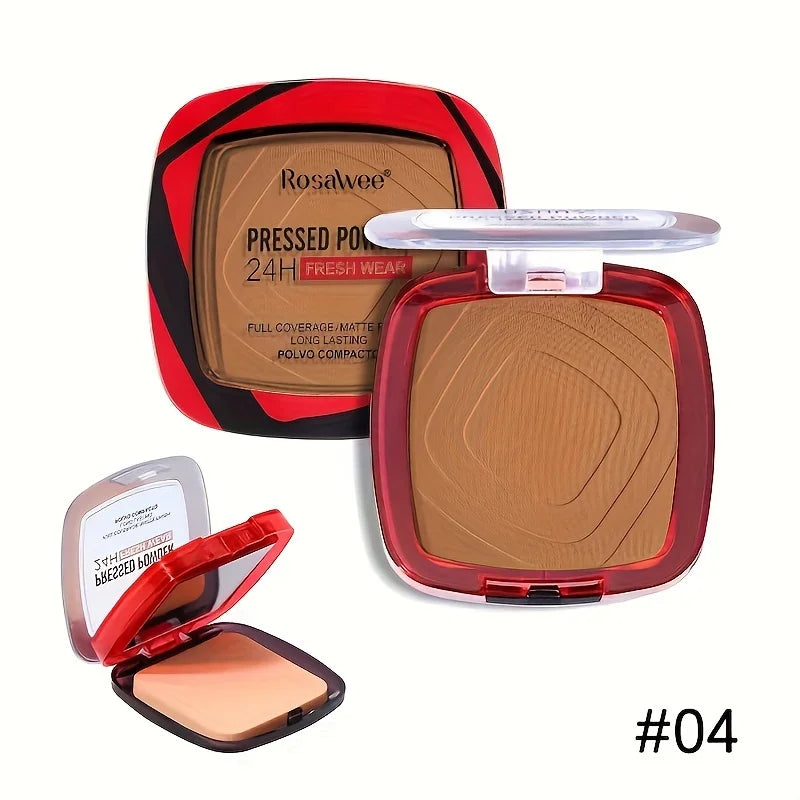 Rosawee 24H Pressed Matte Finishing Powder with Applicator