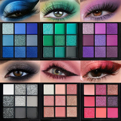 Rebellious Girl  Matte Shimmer Eyeshadow Palette