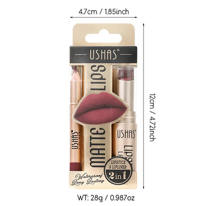 USHAS Matte Lip Kit