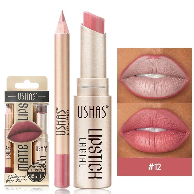 USHAS Matte Lip Kit