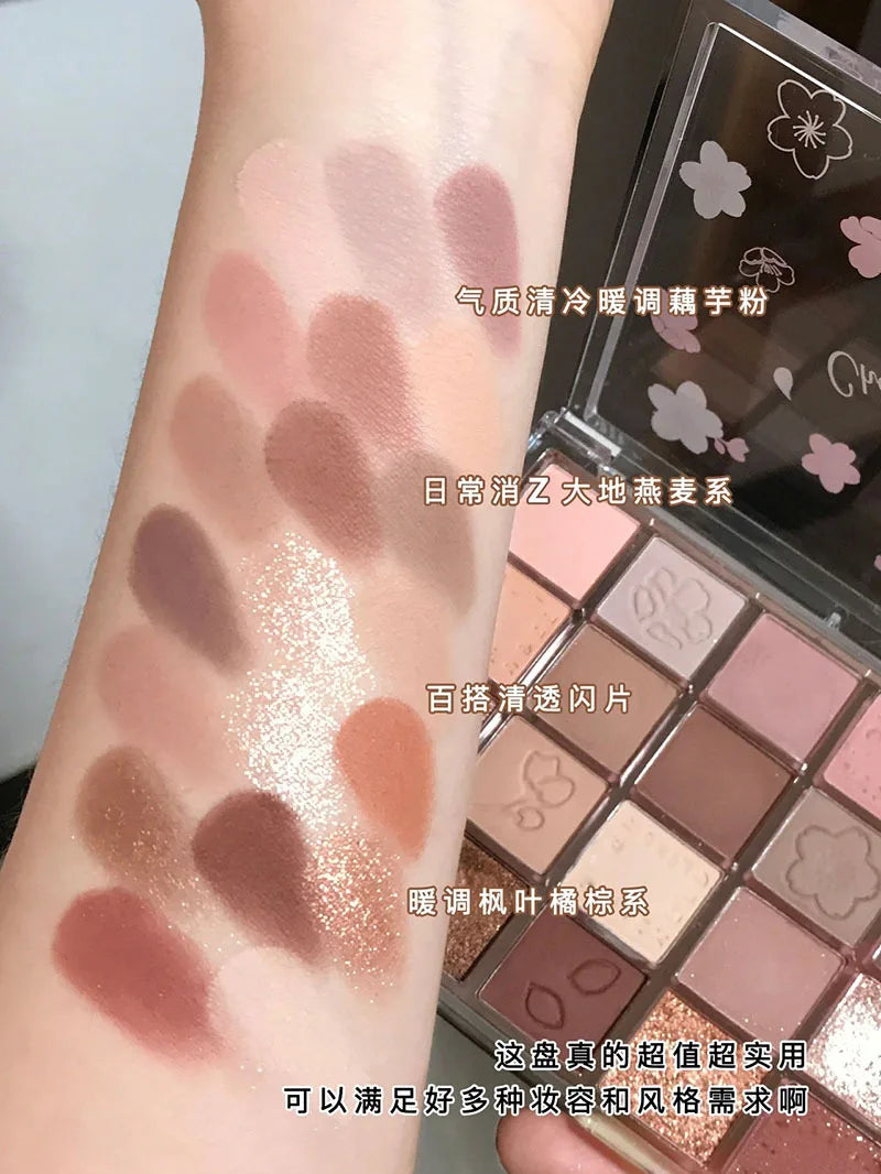 DIKALU Cherry Blossom Matte Eyeshadow Palette