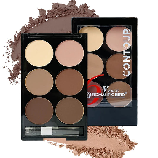 V-Face Powder Contour Palette With Brush