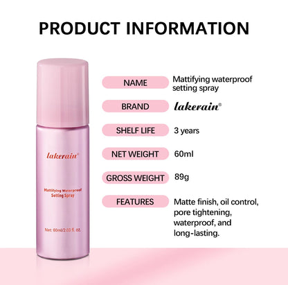 Lakerain Mattifying Waterproof Setting Spray