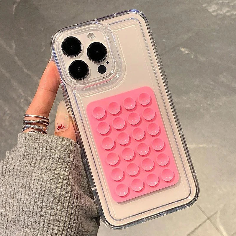 Transparent Suction Cup iPhone Case