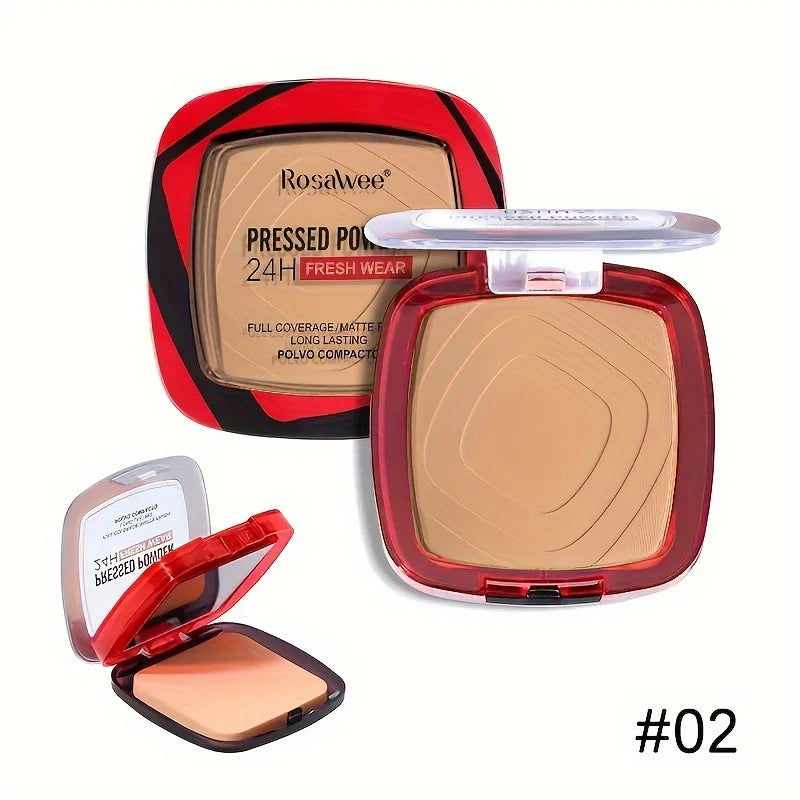 Rosawee 24H Pressed Matte Finishing Powder with Applicator