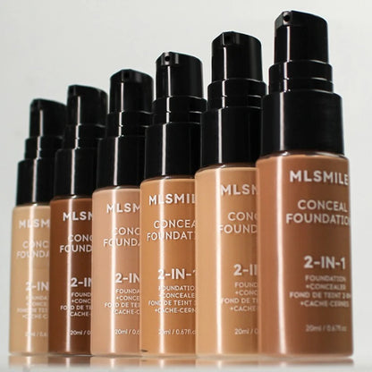 MLSMILE 2-IN-1 Liquid Foundation and Concealer