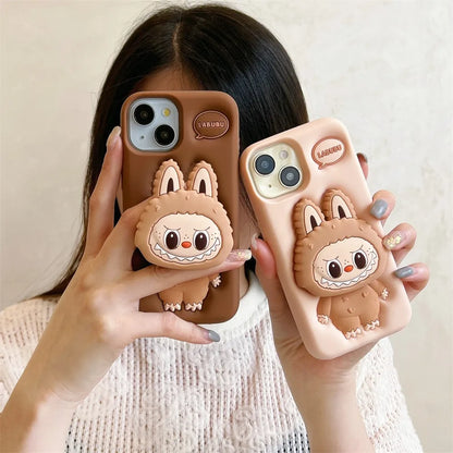 Labubu Silicone iPhone Case