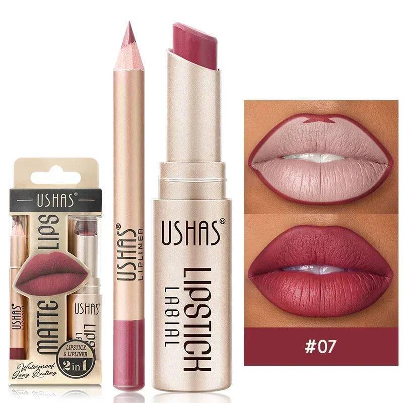 USHAS Matte Lip Kit