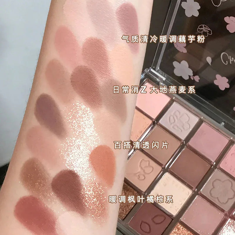 DIKALU Cherry Blossom Matte Eyeshadow Palette