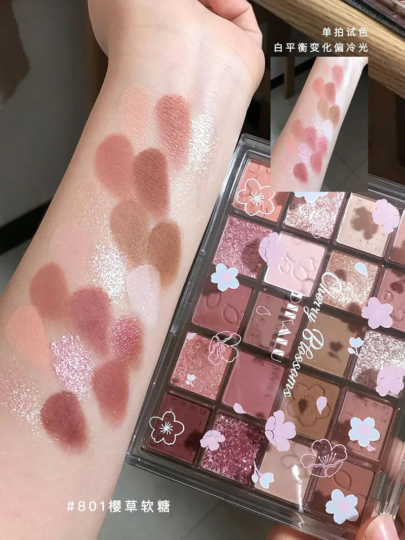 DIKALU Cherry Blossom Matte Eyeshadow Palette