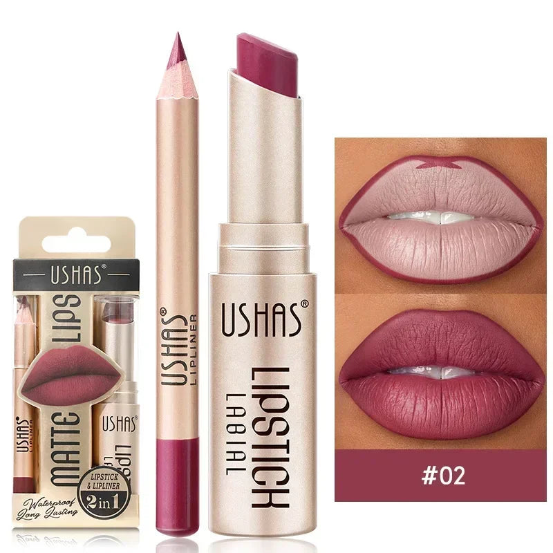 USHAS Matte Lip Kit