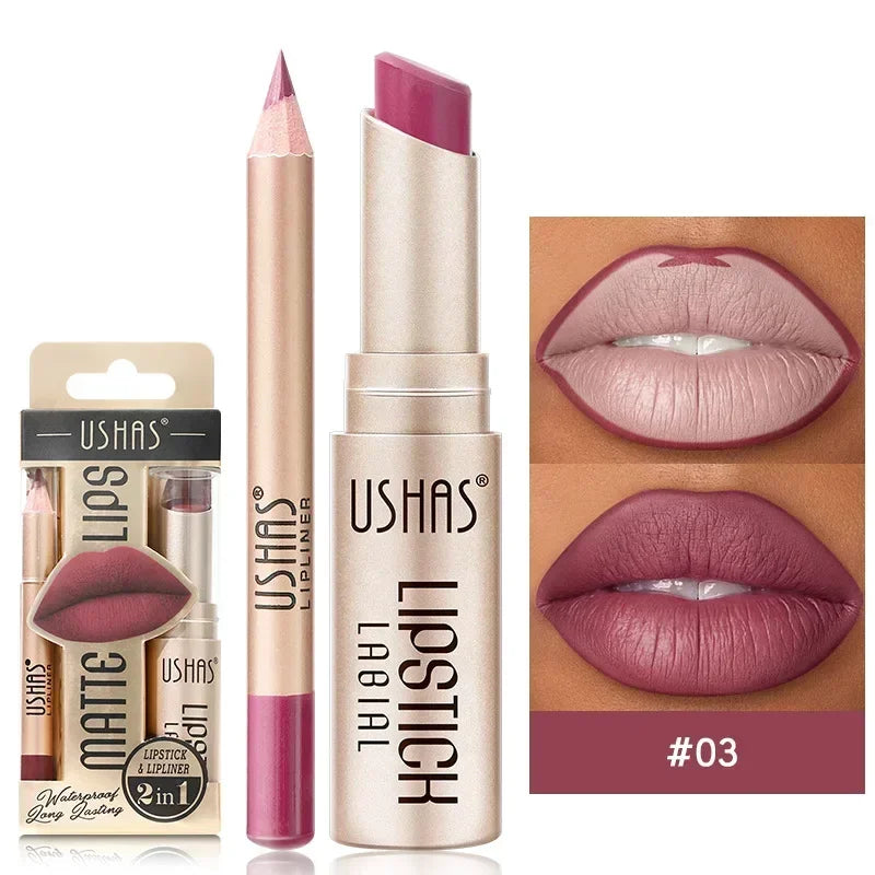 USHAS Matte Lip Kit