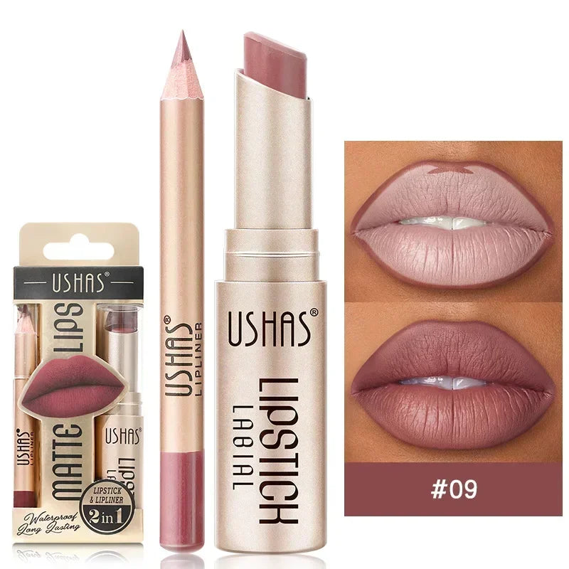 USHAS Matte Lip Kit