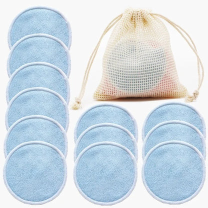 Reusable Makeup Remover Cotton Pads 12PC