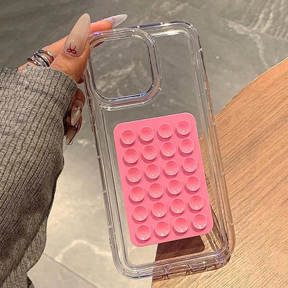 Transparent Suction Cup iPhone Case