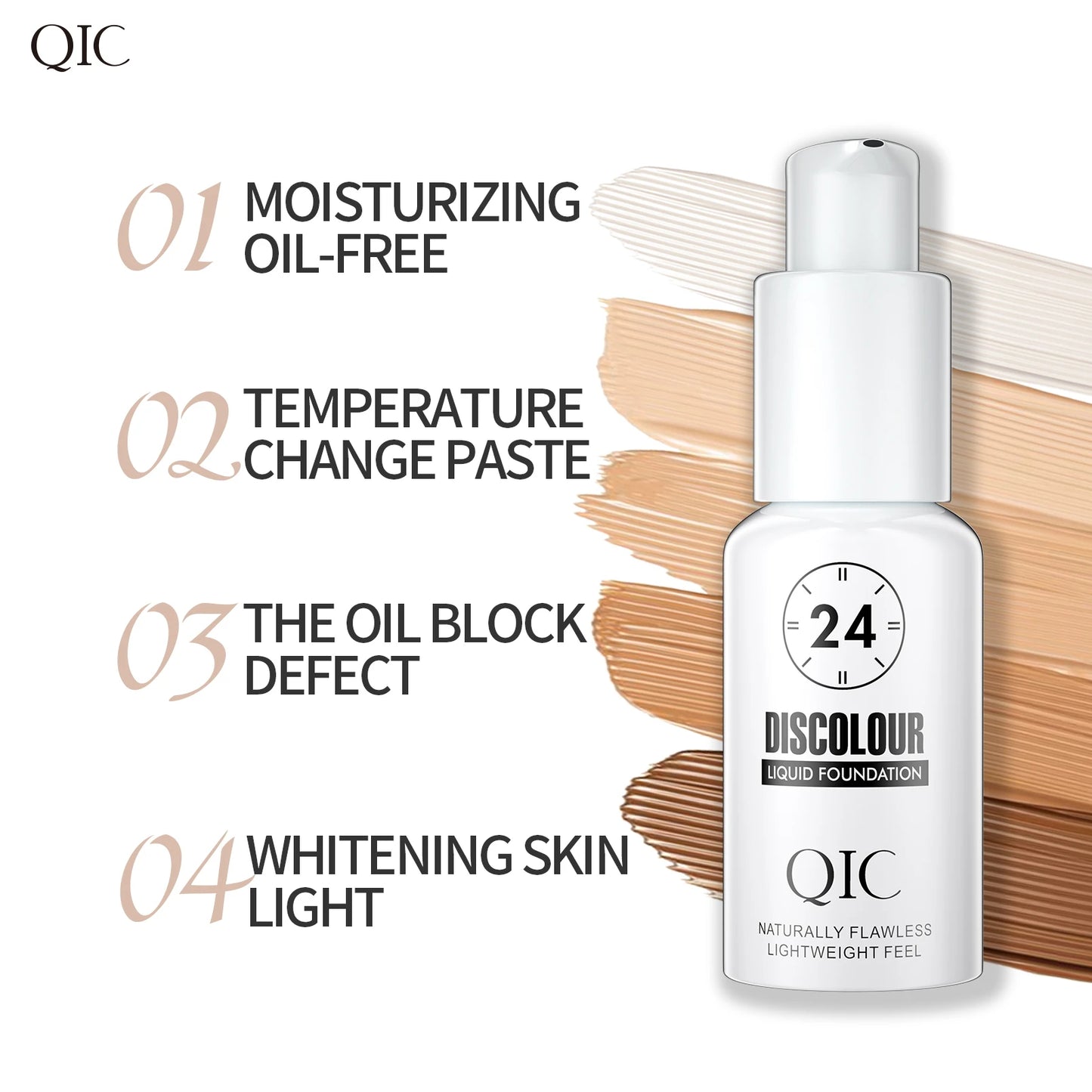 QIC Color Changing Liquid Foundation